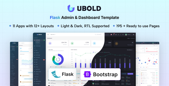 UBold - Flask Admin & Dashboard Template