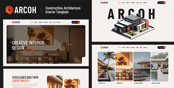 Arcoh — Construction, Architecture & Interior Template