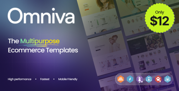 Omniva - Multipurpose eCommerce HTML, Bootstrap