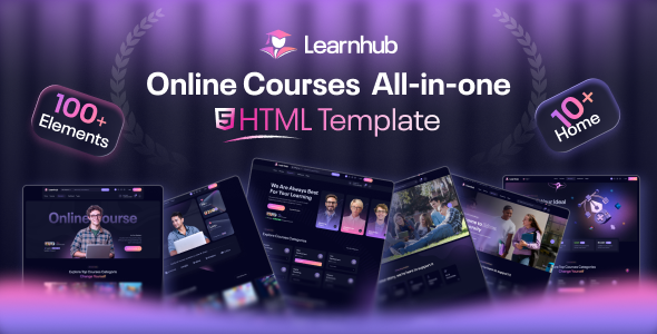 Learnhub – Online Learning & Education HTML5 Template