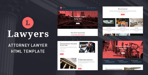 Lawyers - Attorney Advocate Template