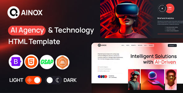 Ainox – AI Agency HTML Template