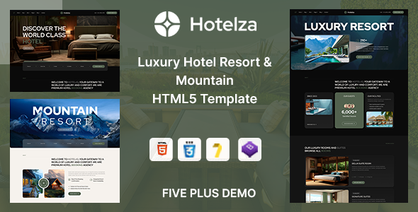 Hotelza – Luxury Hotel & Multipurpose HTML5 Template