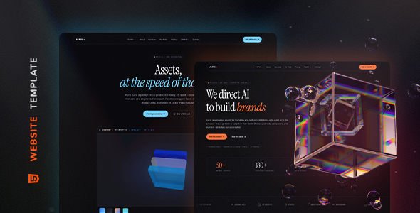 Aurix - Creative Agencies Website Template