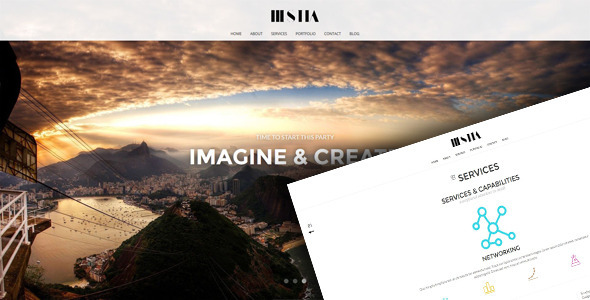 Hestia - Responsive Unique HTML 5 Template