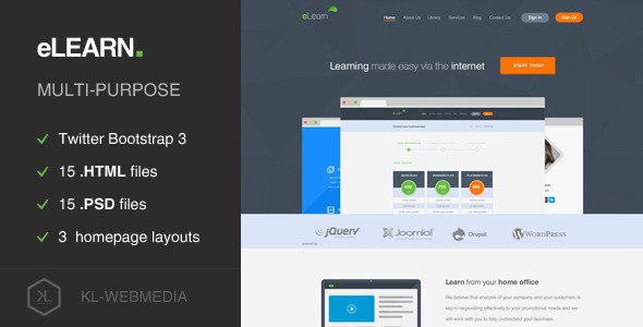 eLearn - Multi-Purpose HTML5 Template
