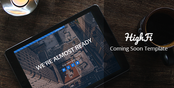 HighFi - Coming Soon Responsive Template