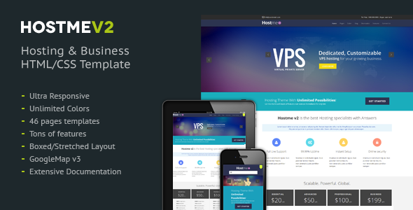 Hostmev2 - Responsive HTML5 Template