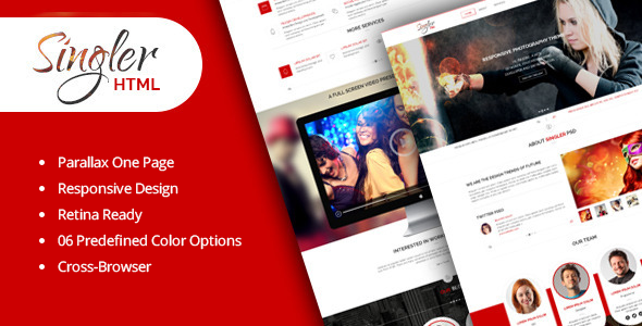 Singler Portfolio HTML Template