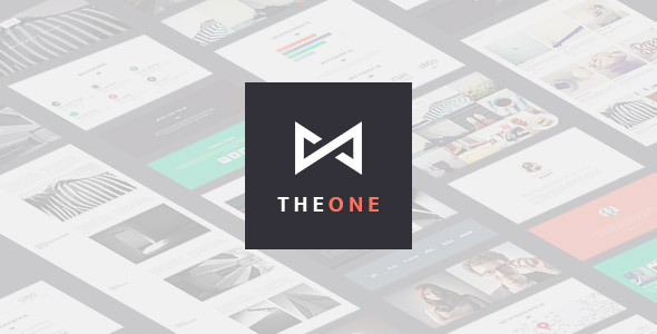 THEONE - Parallax Onepage Responsive  HTML Template